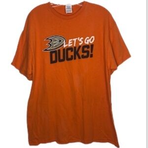 XL LETS GO ANAHEIM DUCKS TEE SHIRT